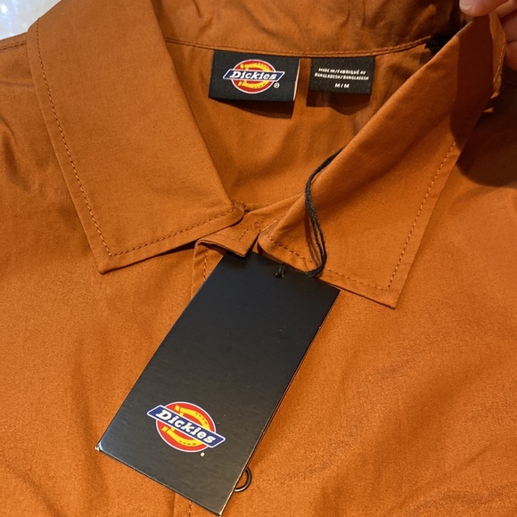 New Dickies 100% Cotton Flap-Pocket Shirt size M with tags BritishTan⭐️⭐️⭐️⭐️ - Picture 10 of 17